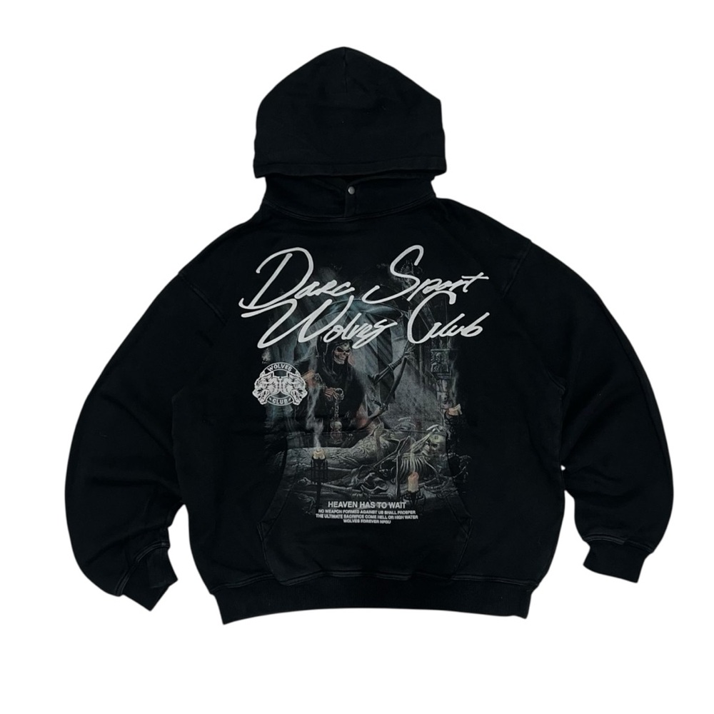 Darc Sport Black Hoodie with Graphic Print
